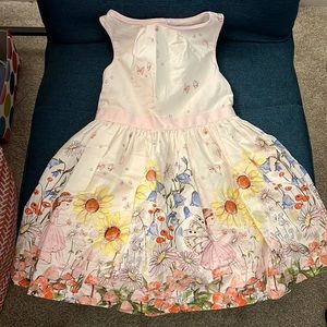Marks and Spencer M&S Girls Dress with Fairy Print | 3-4 yrs
